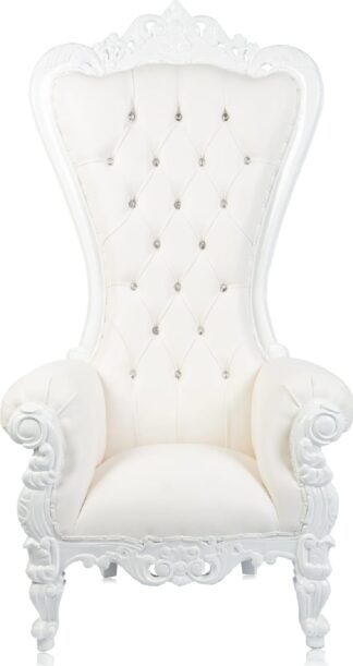 White with White Trim; Shell Back Chair